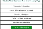 Similar Web Country Page Plan